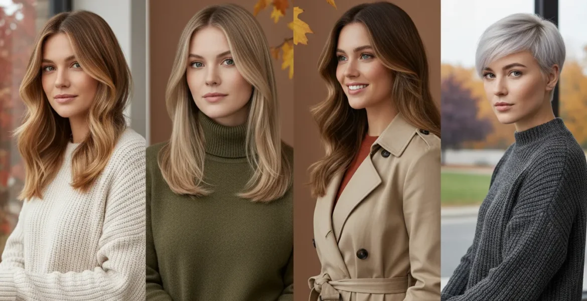 Blonde hair color ideas for fall 2026 caramel balayage with warm blended highlights and natural dimension
