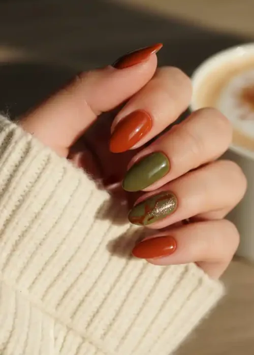 Short Fall Nails Trends 2026 Cozy & Autumn Classy Designs for the Season