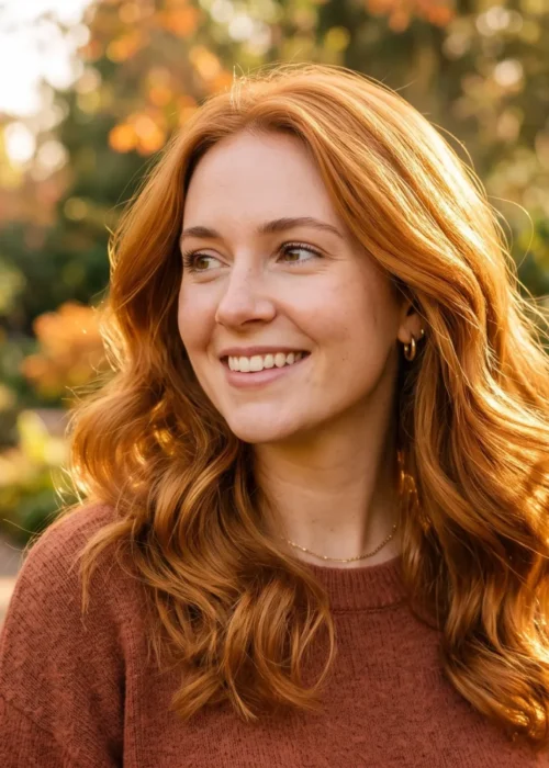 Golden Copper Hair Color Ideas That Glow
