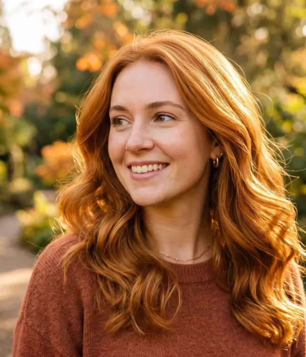 Golden Copper Hair Color Ideas That Glow