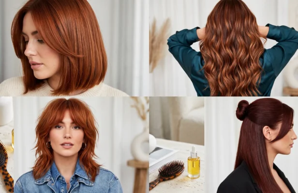 Auburn Hairstyle Ideas That Are Stealing the Spotlight Right Now